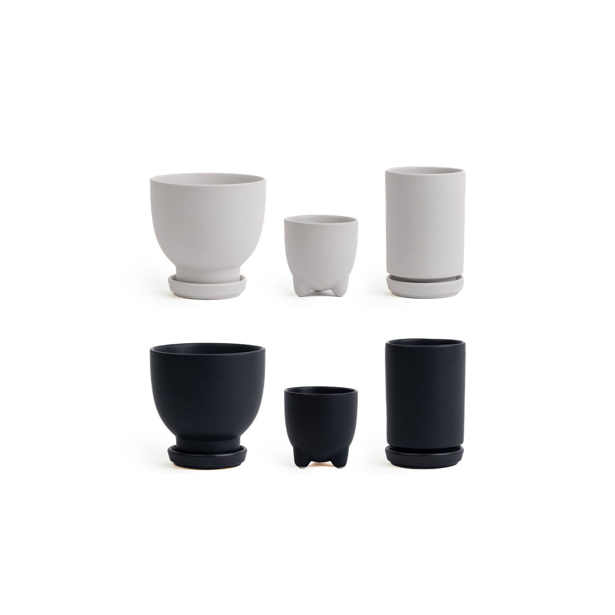 Momma Pots - Wholesale Plant Pot - Two Color Plant Junkie Pack - 16 pc/cspk 6