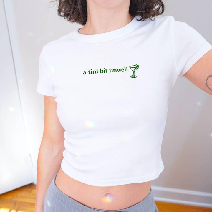 Camiseta Divertida de Bebé com Martini do Dia de São Patrício por atacado de FizzCandy Designs