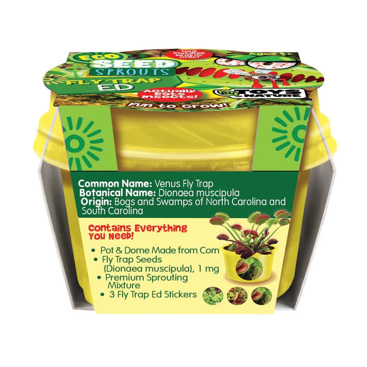 Silver Circle Products - Wholesale Plant Seeds - Eco Seed Sprouts - Fly Trap Ed