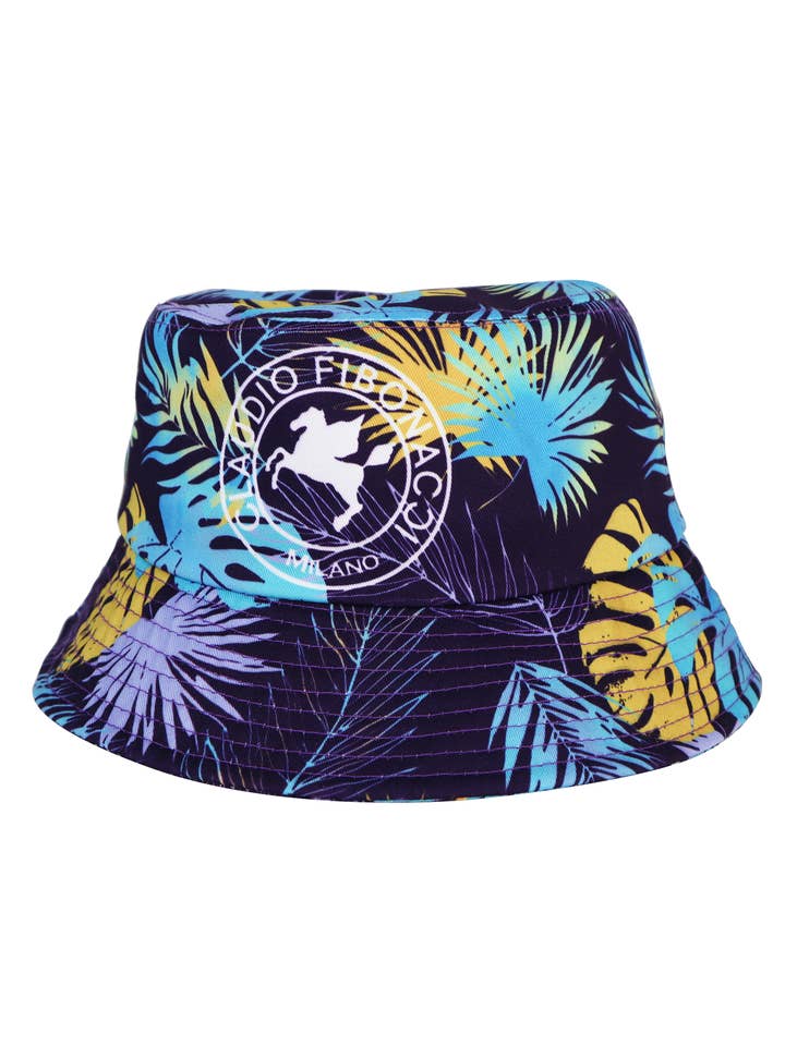 Monogram spand hat, spand hat, tropisk pastel, limited edition for engroshandel hos Claudio Fibonacci