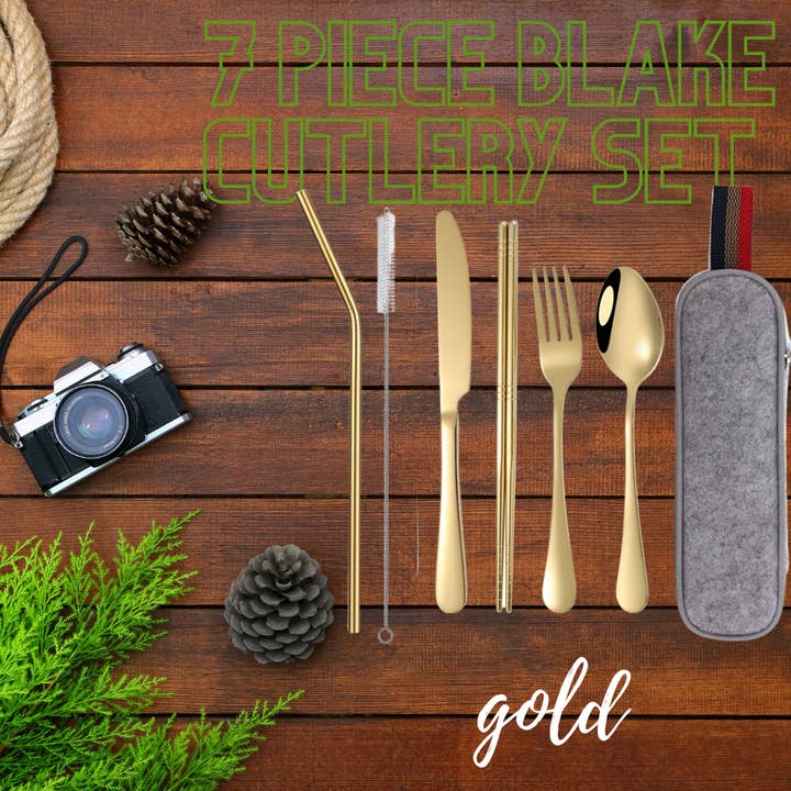 Suck It Up Straws - Wholesale Travel utensil set - SUCKITUPstraws BLAKE Travel Cutlery Set7