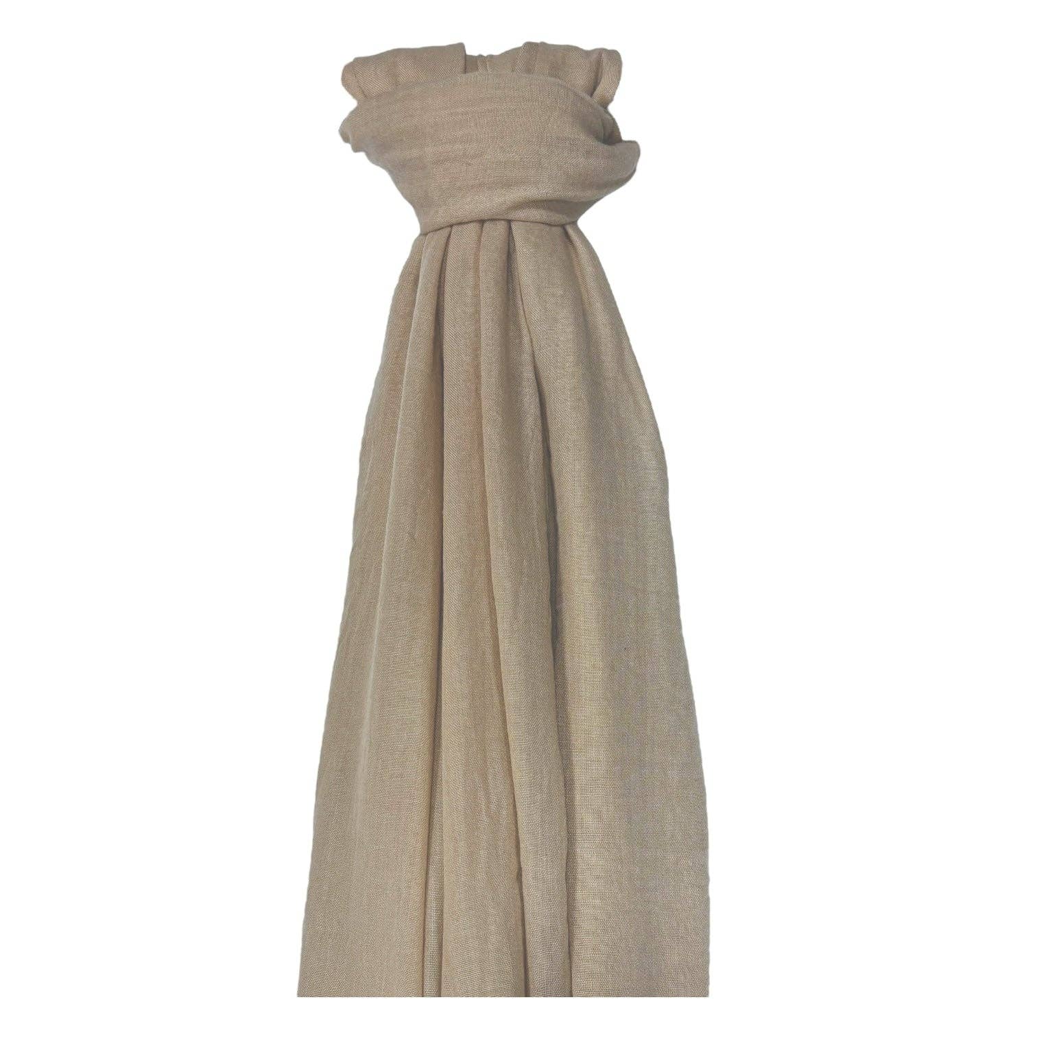 Lili Scarves (US Duty Free) - Wholesale Scarf - Women's - Big Plain Cotton Blend Scarf7