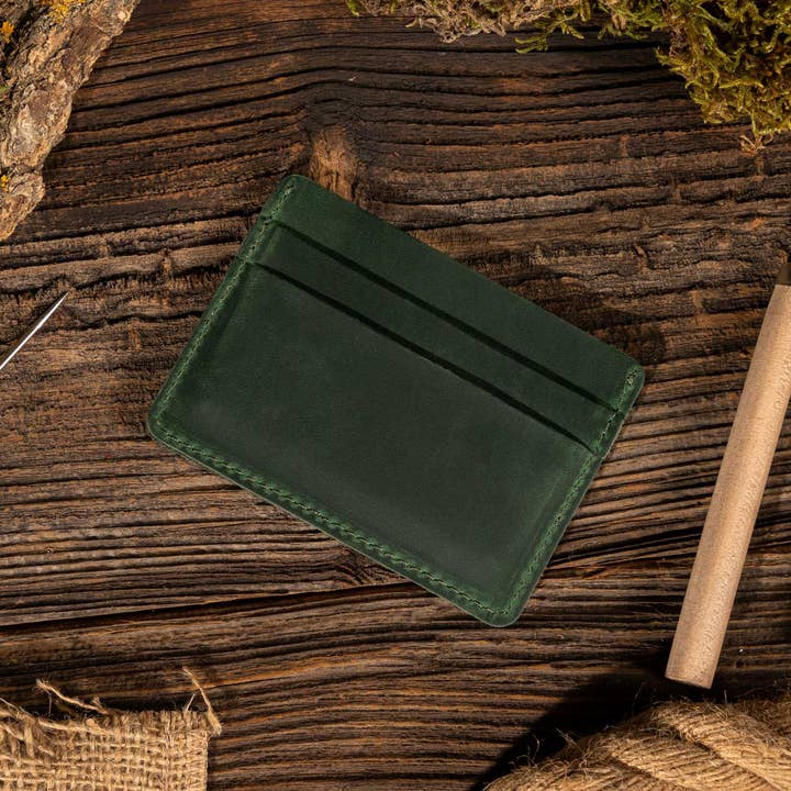 American Leather Goods - Wholesale Wallet - Men's - Leather Card Holder Wallet, Handmade Wallet for Men