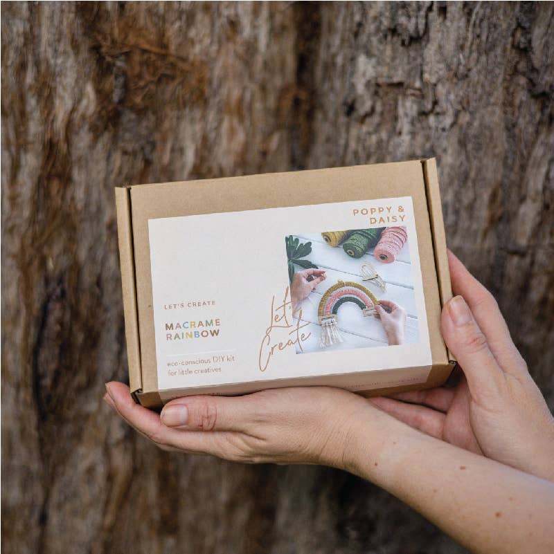 Poppy & Daisy Designs - Wholesale DIY Craft Kit - Kids - Macrame Rainbow2