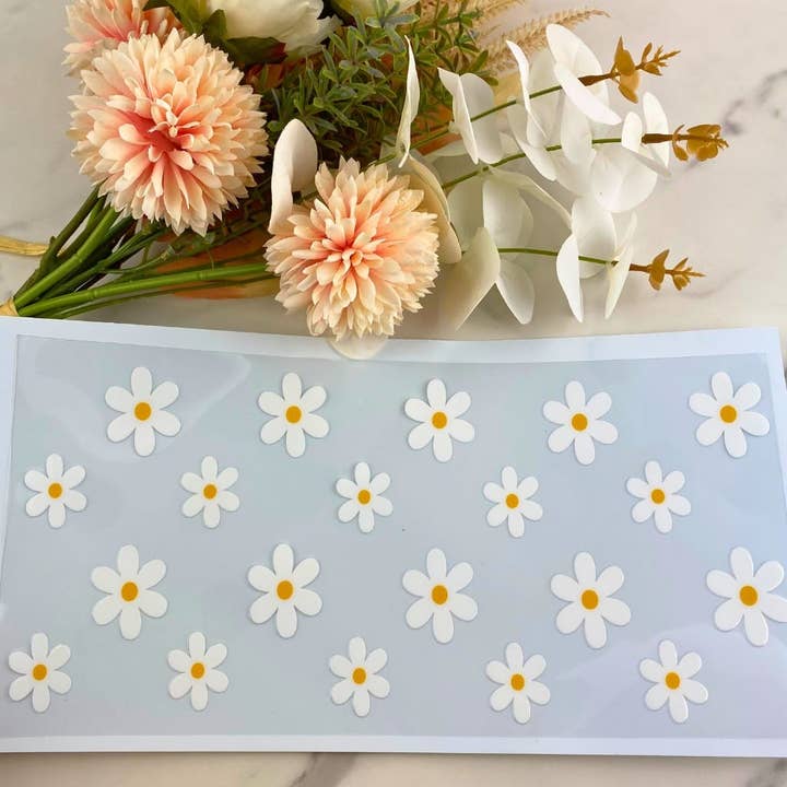 Enkel vit prästkrage | 40 oz UV DTF-omslag för wholesale av HKS Custom Designs