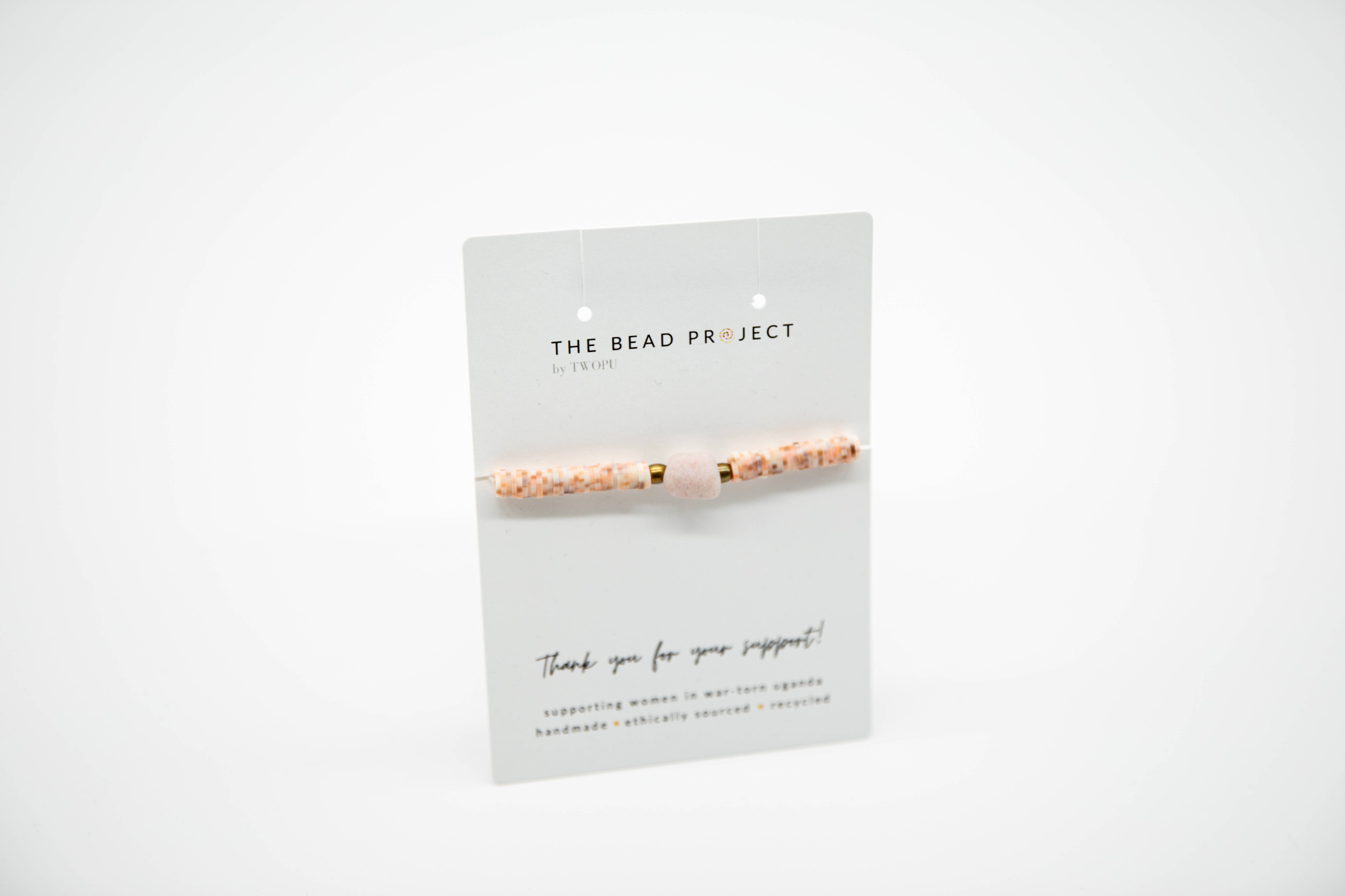 The Bead Project by TWOPU - Wholesale Beaded Bracelet - Vibe Bracelet | Heishi Beads & Recycled Glass Beads7