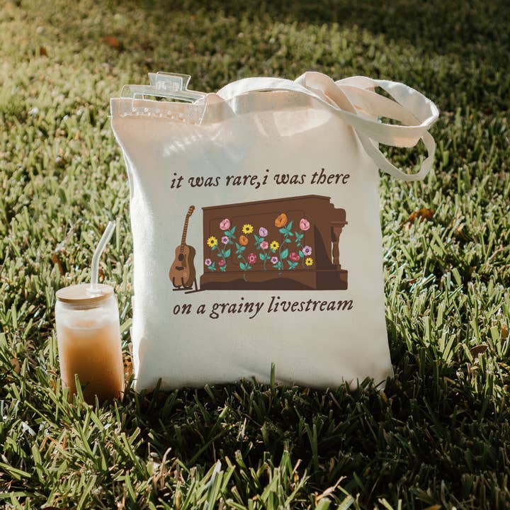 Literari Goods, Co | Book Themed Candles + Gifts - Wholesale Tote Bag - Women's - Canvas taylor tote bag - Eras Piano - It was rare gift2