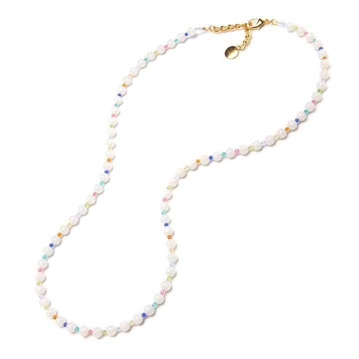 PONO by Joan Goodman - Wholesale Beaded/Pearl Necklace - Pamela Necklace Moonbeam