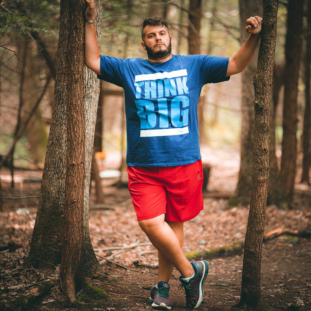 Navy Think Big Tee for wholesale on Faire1