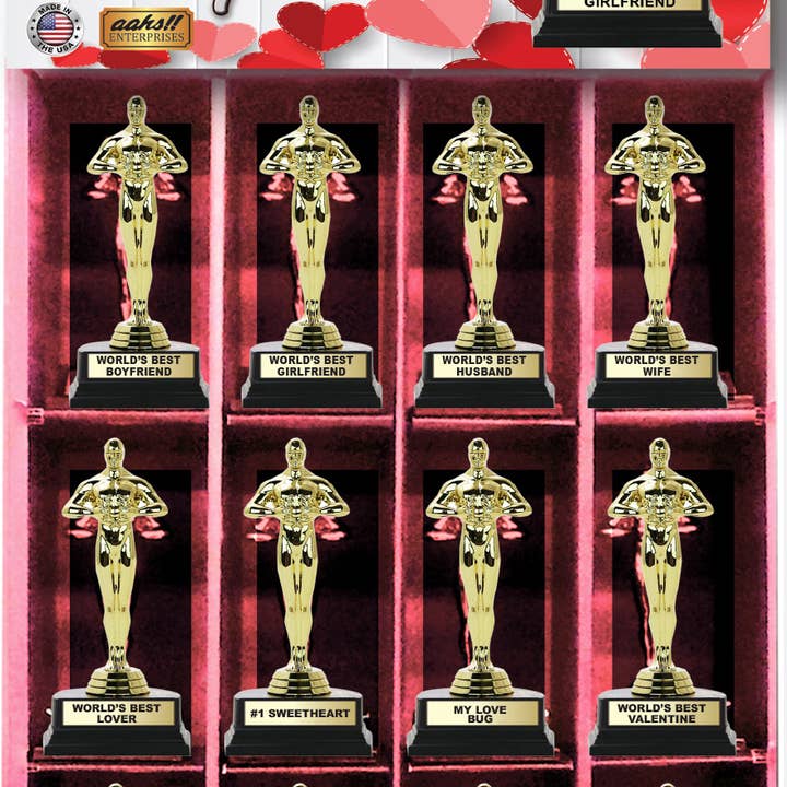 Valentine 24pc Trophy Counter Display for wholesale by AAHS Enterprises