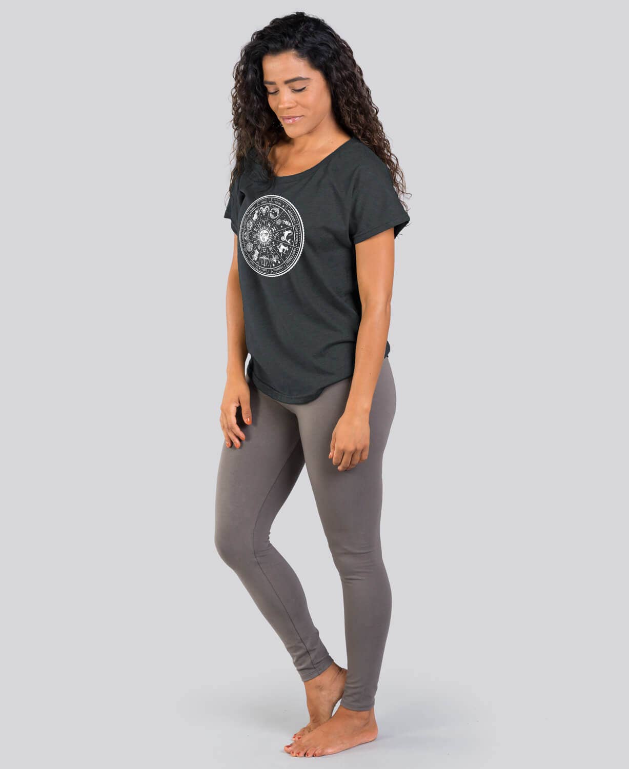 Soul Flower - Wholesale Screen Printed T-Shirt - Women's - Zodiac Slouch Top2
