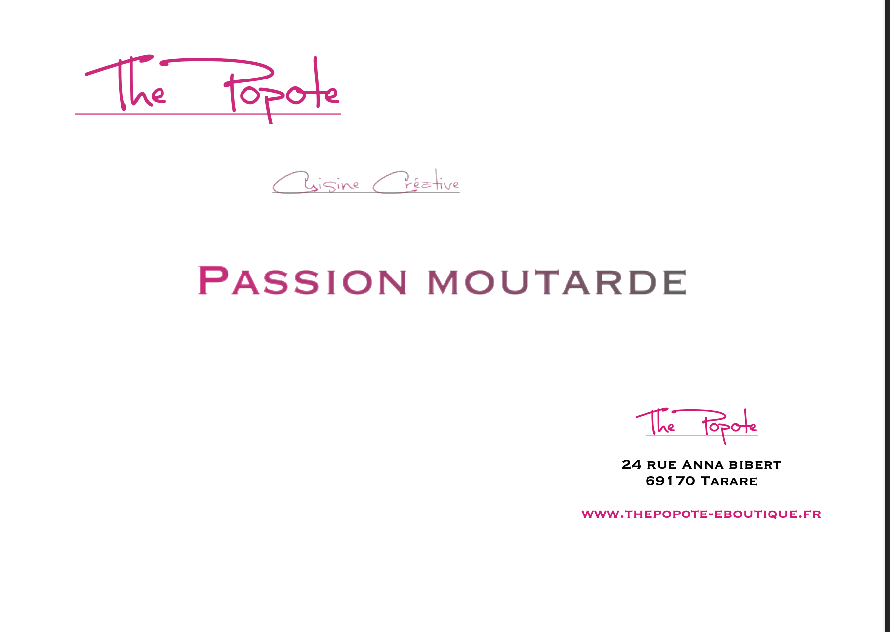 The Popote - Wholesale Mustard - MUSTARD box by The Popote3