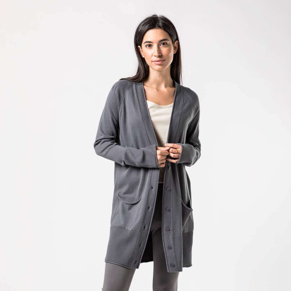 Veraluna Sustainable Clothing – wholesale Cardigan – Women’s – ORGANIC COTTON CARDIGAN FERT  FAIR TRADE2