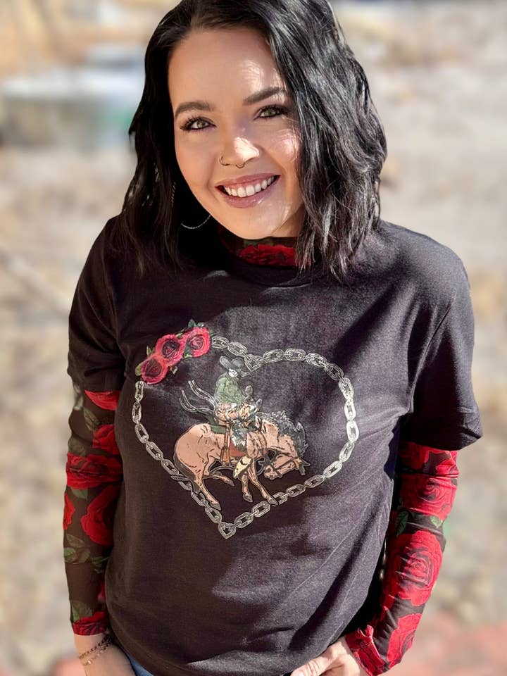 Camiseta Rosa do Meu Coração por atacado de Sterling Kreek