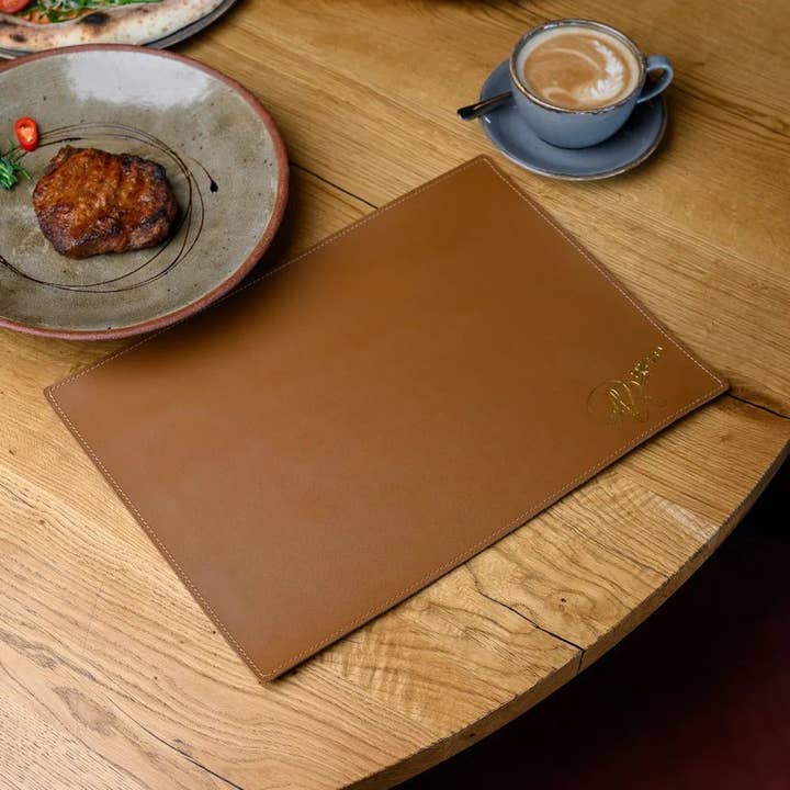 Set de table rectangulaire en cuir Capri (LP001) pour la vente par Inko Horeca Accessories