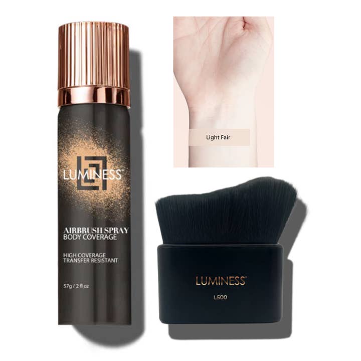 LUMINESS - Wholesale Foundation - Airbrush Spray Full Coverage Body & Face Foundation with Buffing Brush