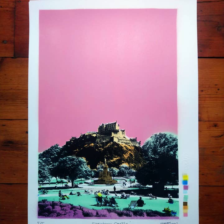 Bell's Galleries - Wholesale Art Print - Edinburgh Castle10