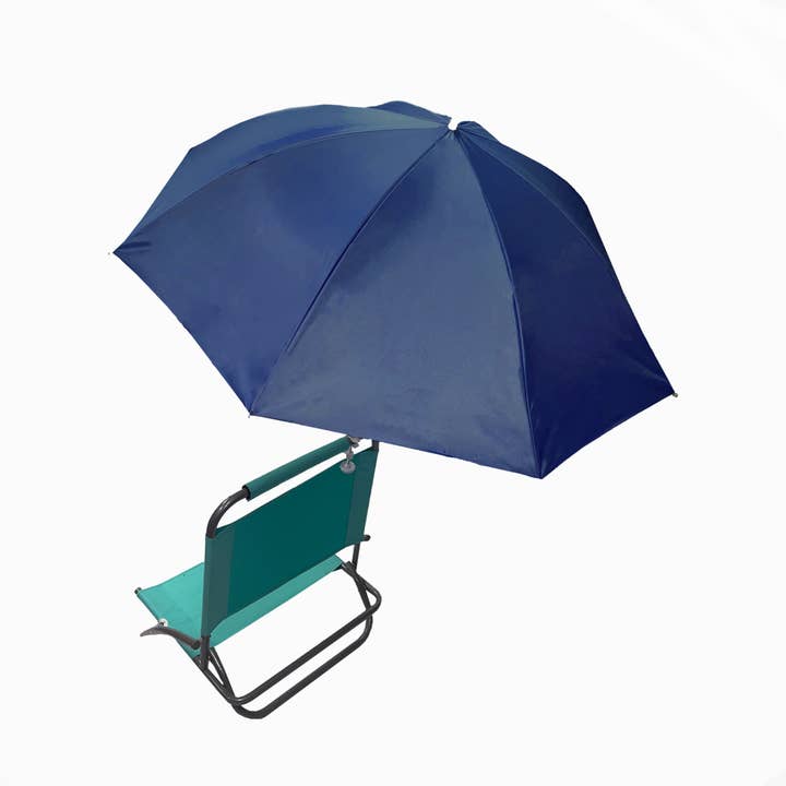 Chaby International - Wholesale Beach Umbrella - Caribbean Joe 48" Arc Clamp-On Beach Umbrella - Navy Blue