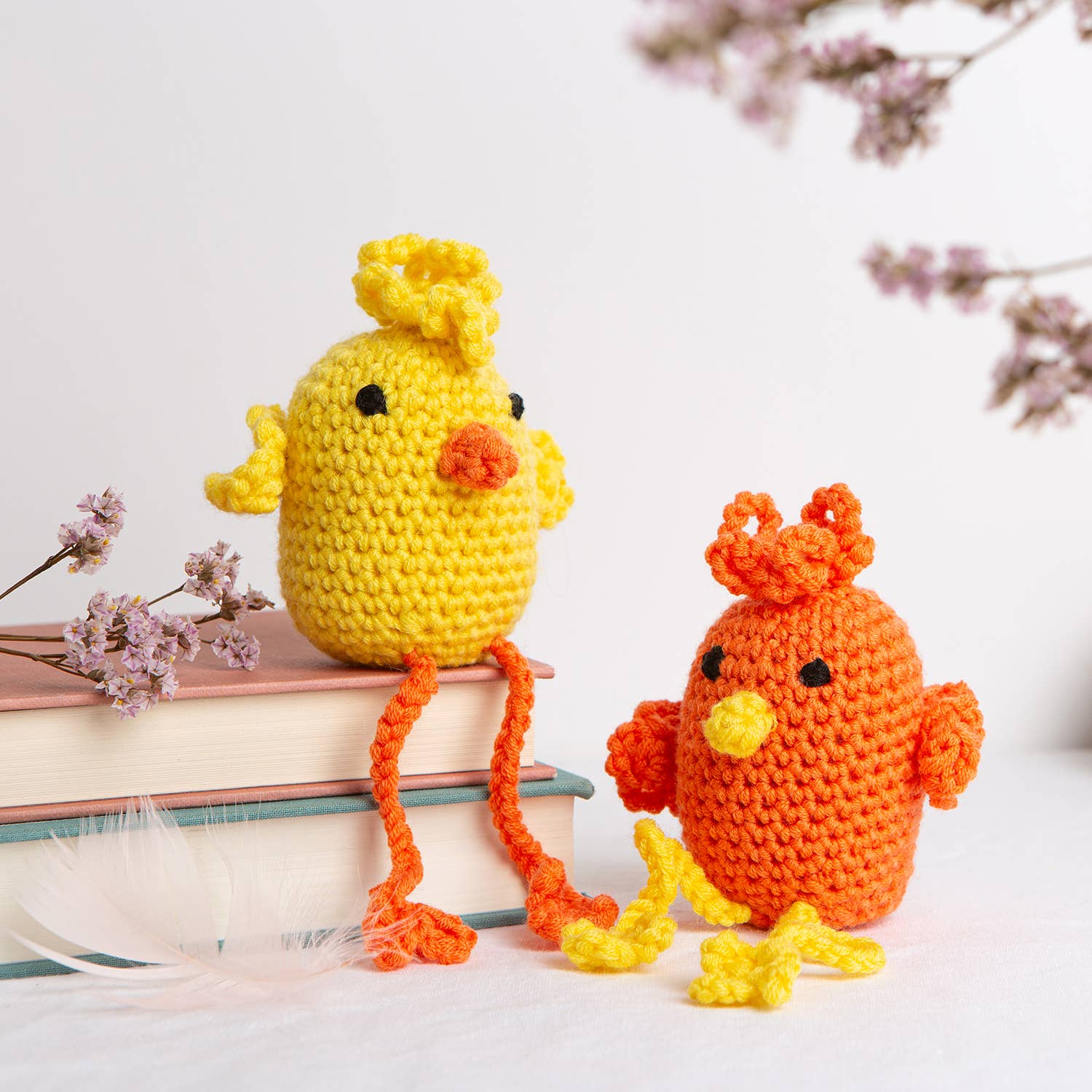 Wool Couture Company - Wholesale Knitting/Crochet Supplies - Mini Hugo Easter Chick Duo Easy Crochet Kit0