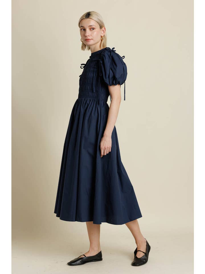 Aureum - Wholesale Dress - Women's - AD2157 - DETACHABLE SLV MIDI DRESS7