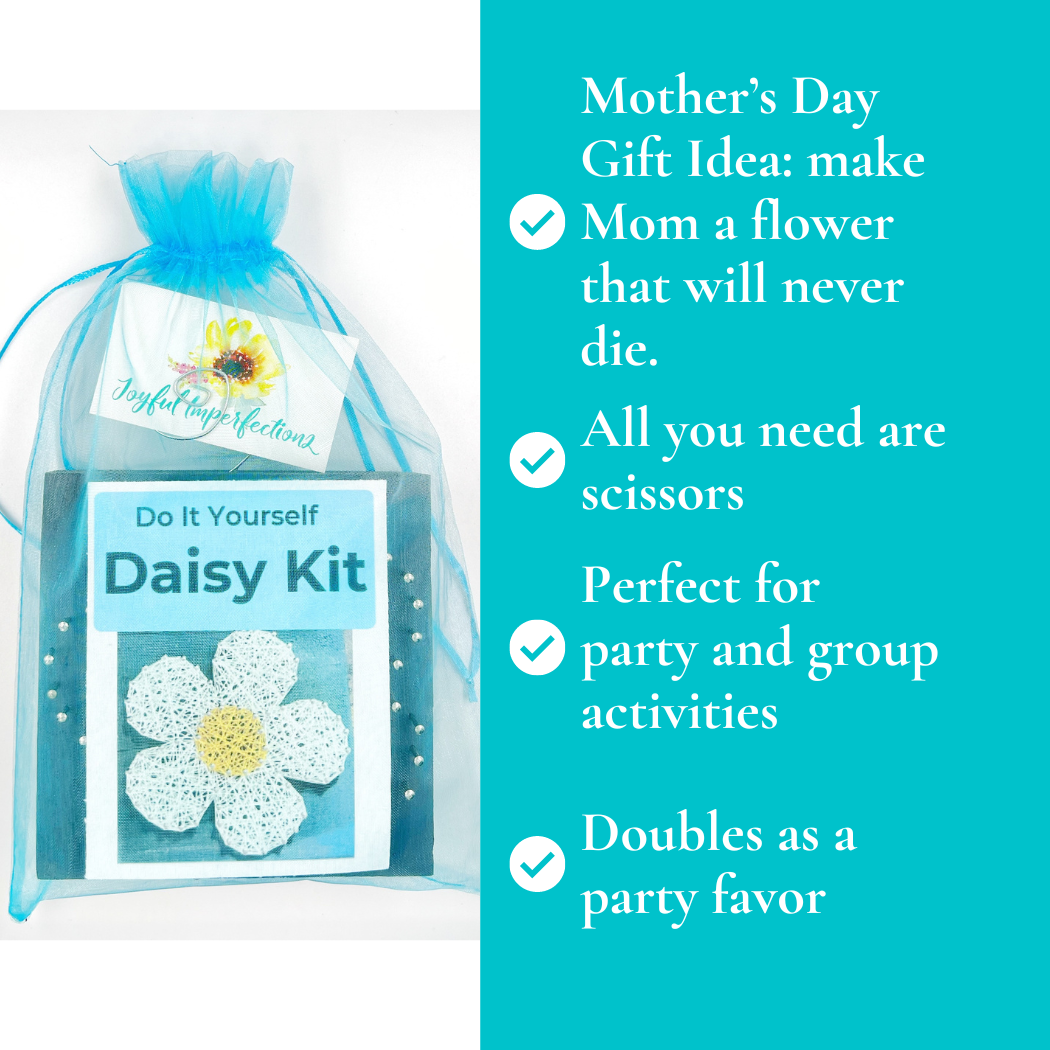 Joyful Imperfectionz - Vente Kit de bricolage - Activité de fête rétro | Cadeaux de fête originaux | Kit de bricolage Groovy2