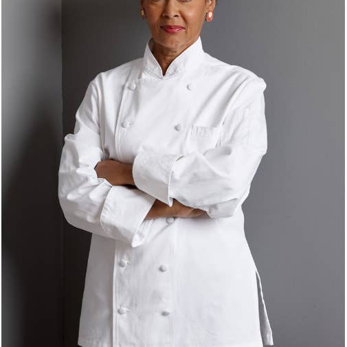Cotton Twill Women Chef Coat 2 PK for wholesale by Rifz Textiles Inc