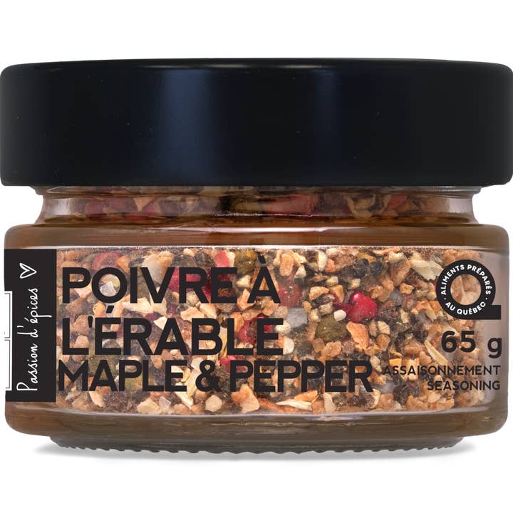 MAPLE & PEPPER SEASONING 65 G (2.3 oz) for wholesale by A Spice Affair