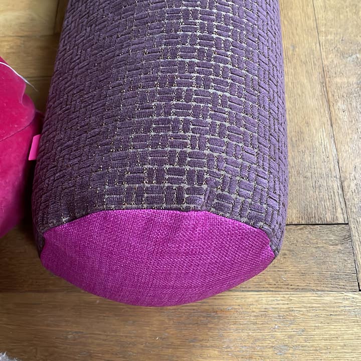 reinc. - Wholesale Yoga Block/Bolster - Organic yoga bolster large, colorblock pink, recycled