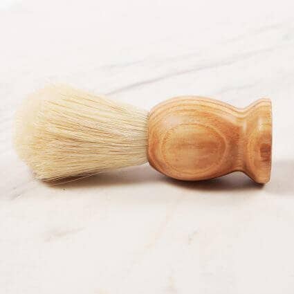 Clear Confidence Co - Wholesale Shave Brush - Men's - Plastic-Free Shaving Brush (Wooden Handle)