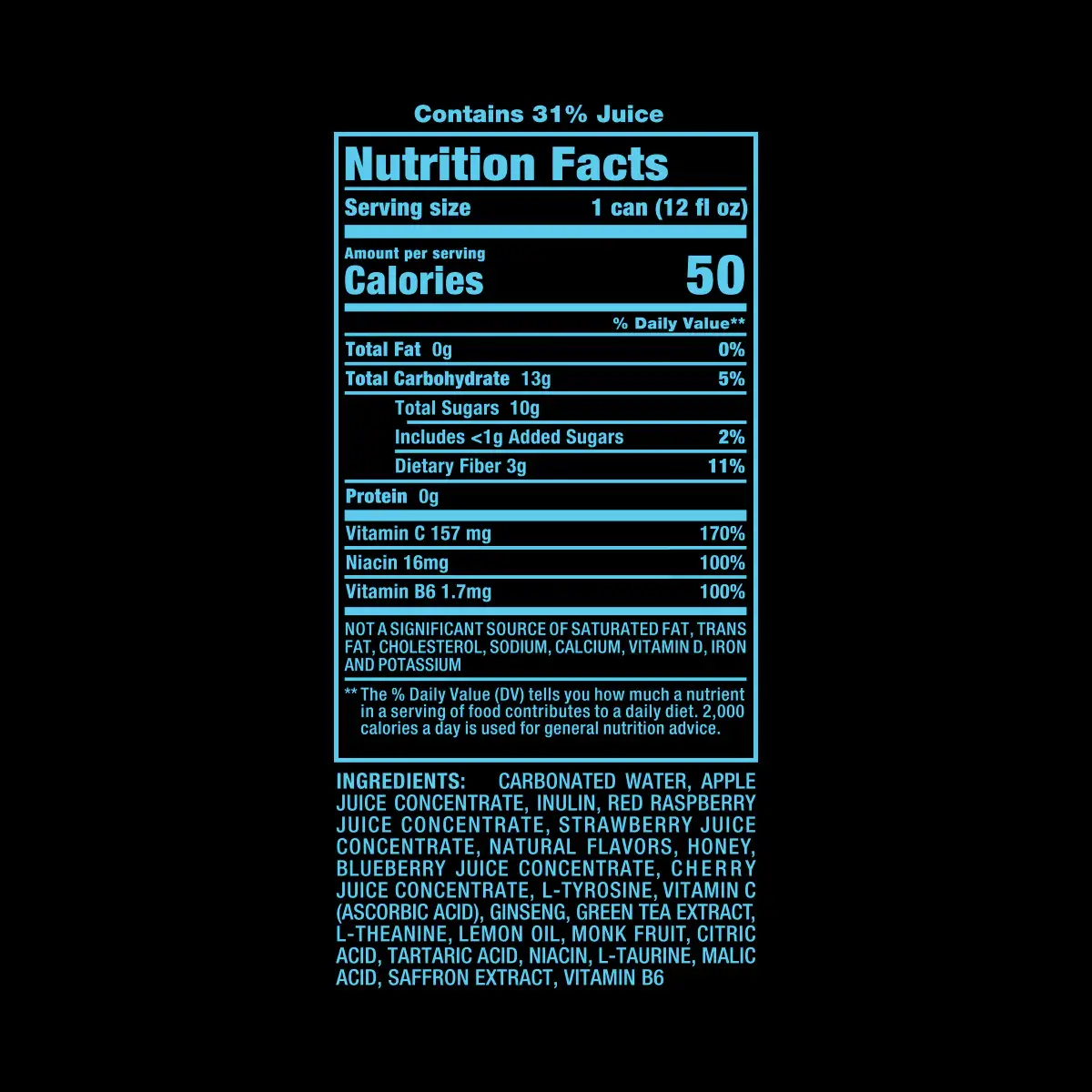 Happy Thoughts - Wholesale Wellness Juice/Tonic - Happy Thoughts - Sampler Pack - (12pk - 12 oz Cans)6