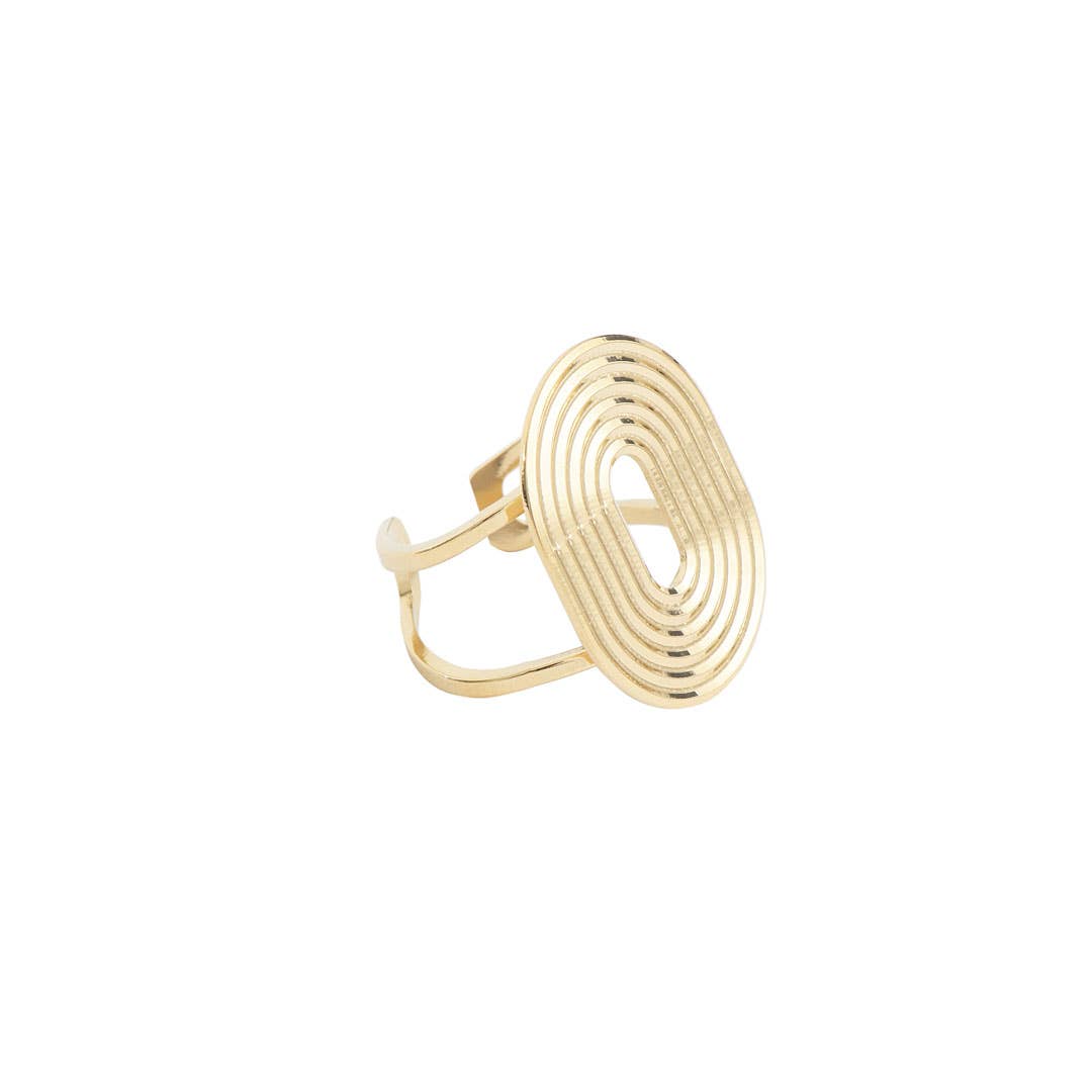 Lovelyday bijoux - Wholesale Cocktail/Statement Ring - 7 Way Ring - Made in France - 18K Gold1
