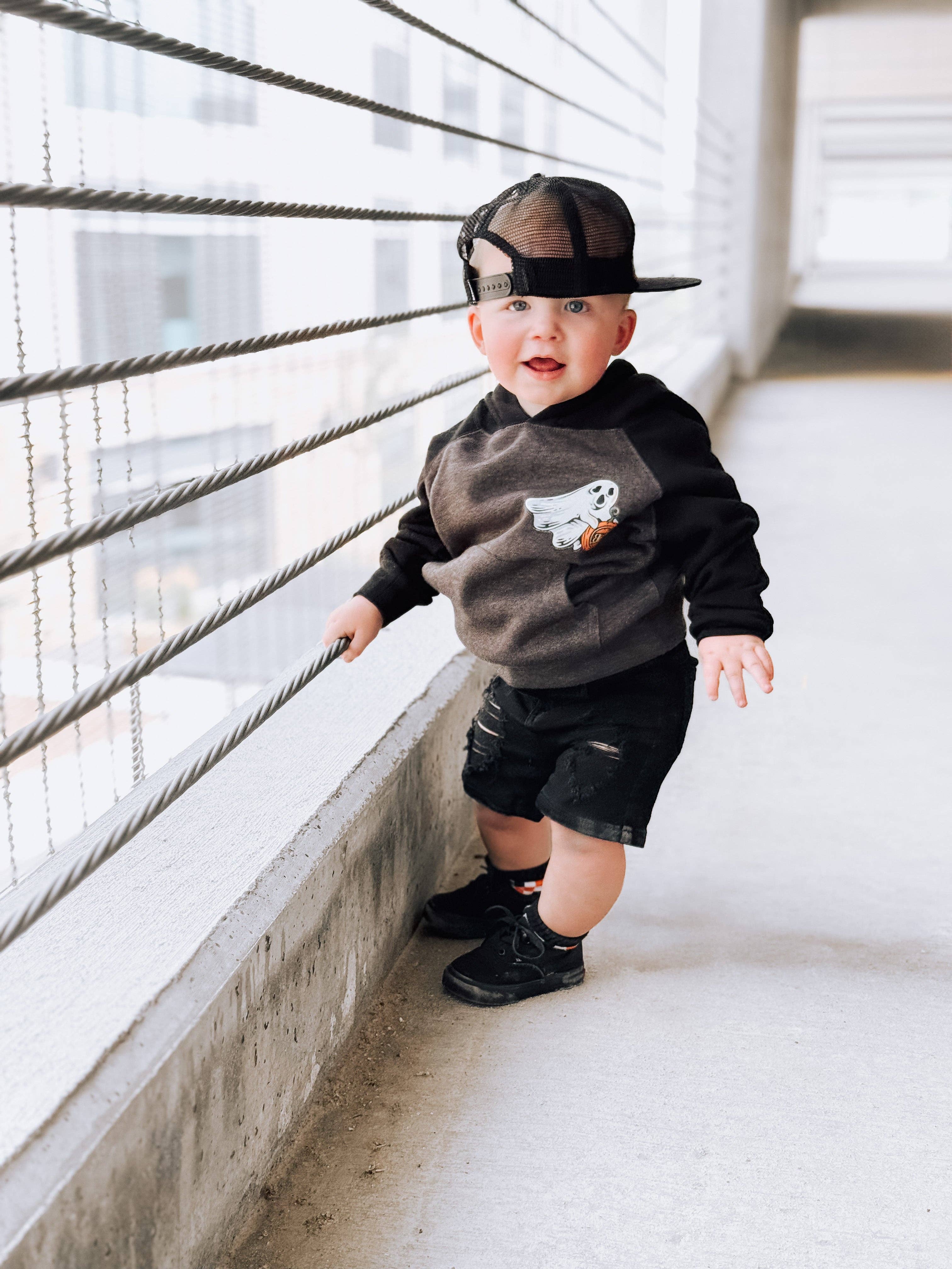 BroCode Denim – Engroshandel Hættetrøje - Børn – BCD Du skræmte Bro?0