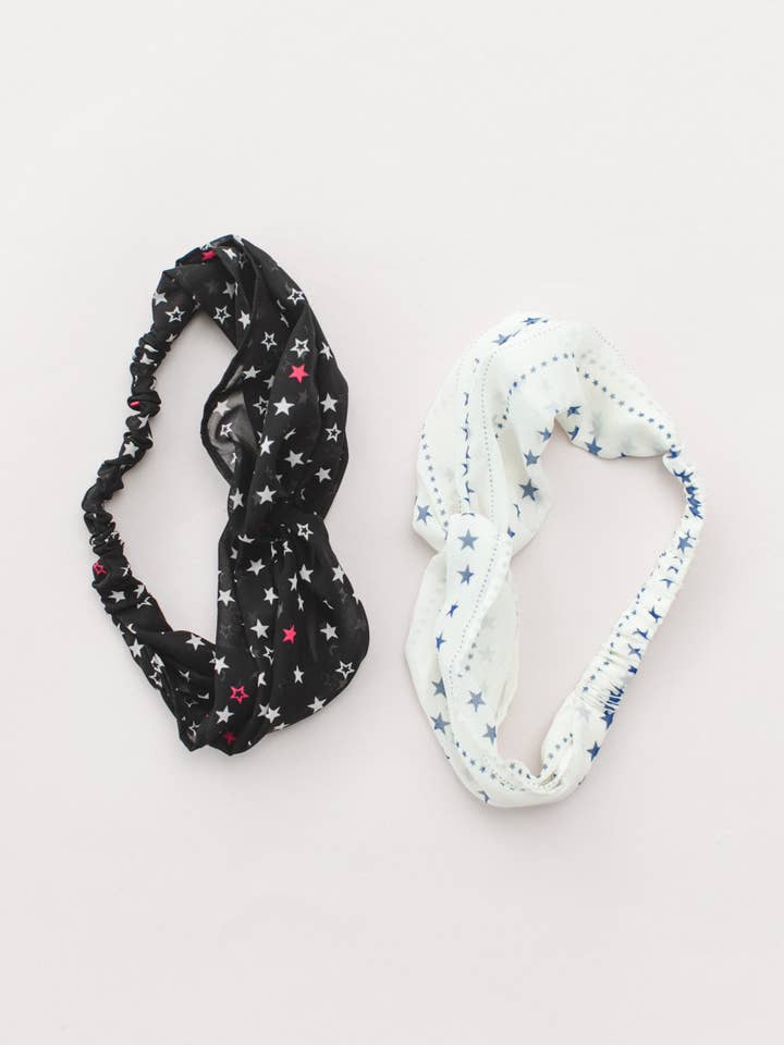 Bandeau en mousseline étoile pour la vente par Space 46 Wholesale