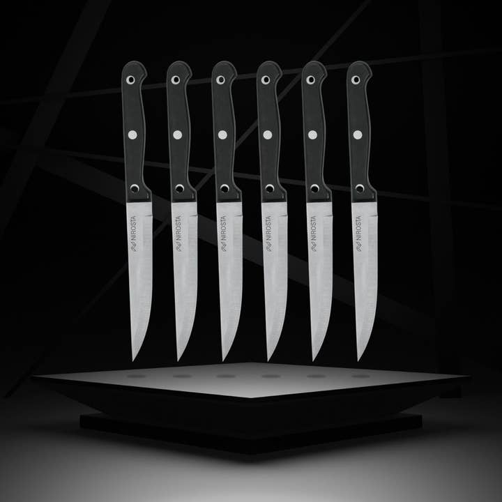 Zenker - Vendita all'ingrosso Coltelli da cucina/multiuso - Set di 6 coltelli da bistecca Nirosta Mega 21 cm3