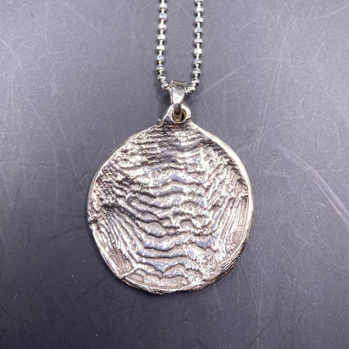 Callie Capps Silver - Wholesale Pendant/charm necklace - Silver Dunes6