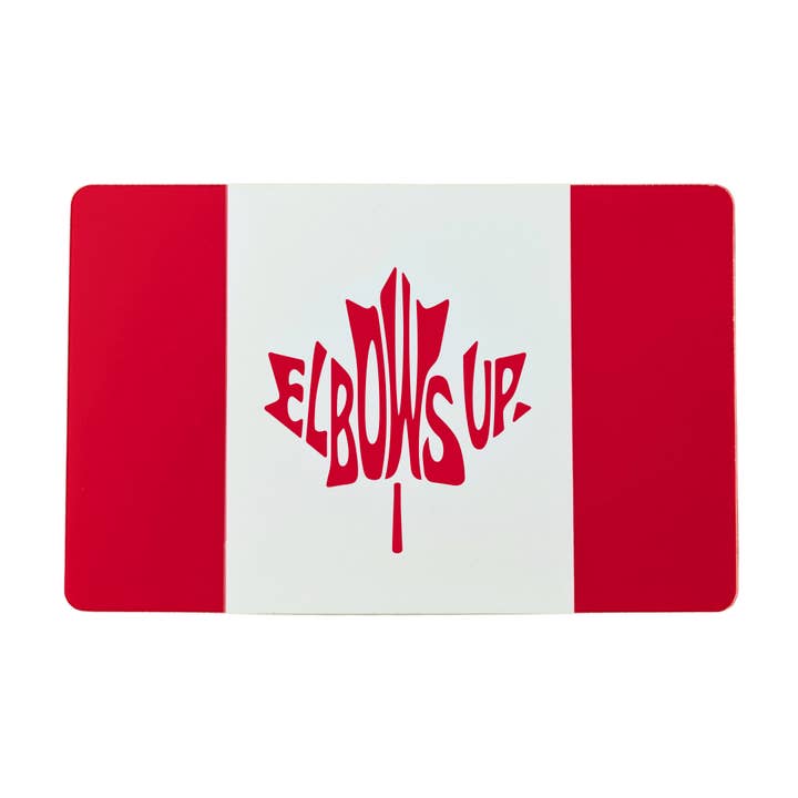 Elbows Up Canada Flag Magnet for wholesale by Rosefire