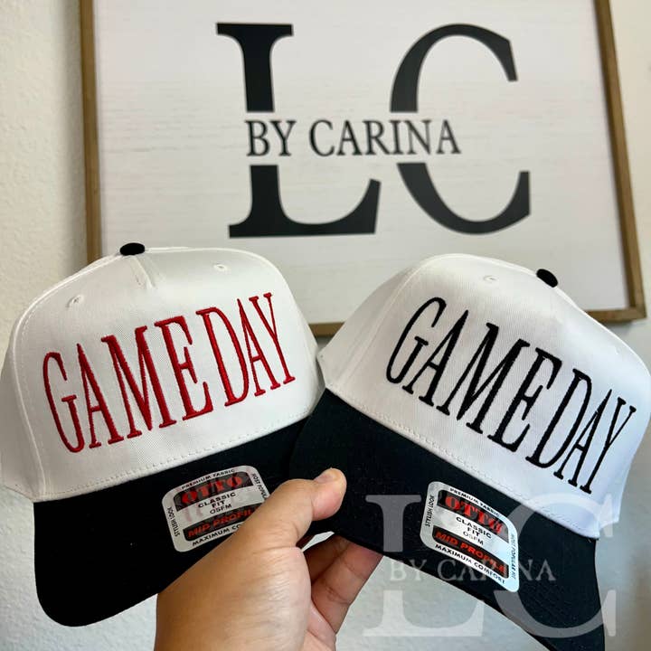 LC by Carina - Venta al por mayor Gorra trucker - Mujer - Gorra Bordada para el Día del Partido | Gorra de Mamá Deportiva | Fútbol Americano1
