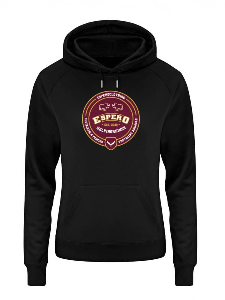 Sweat à capuche femme Fatu College noir pour la vente par espero