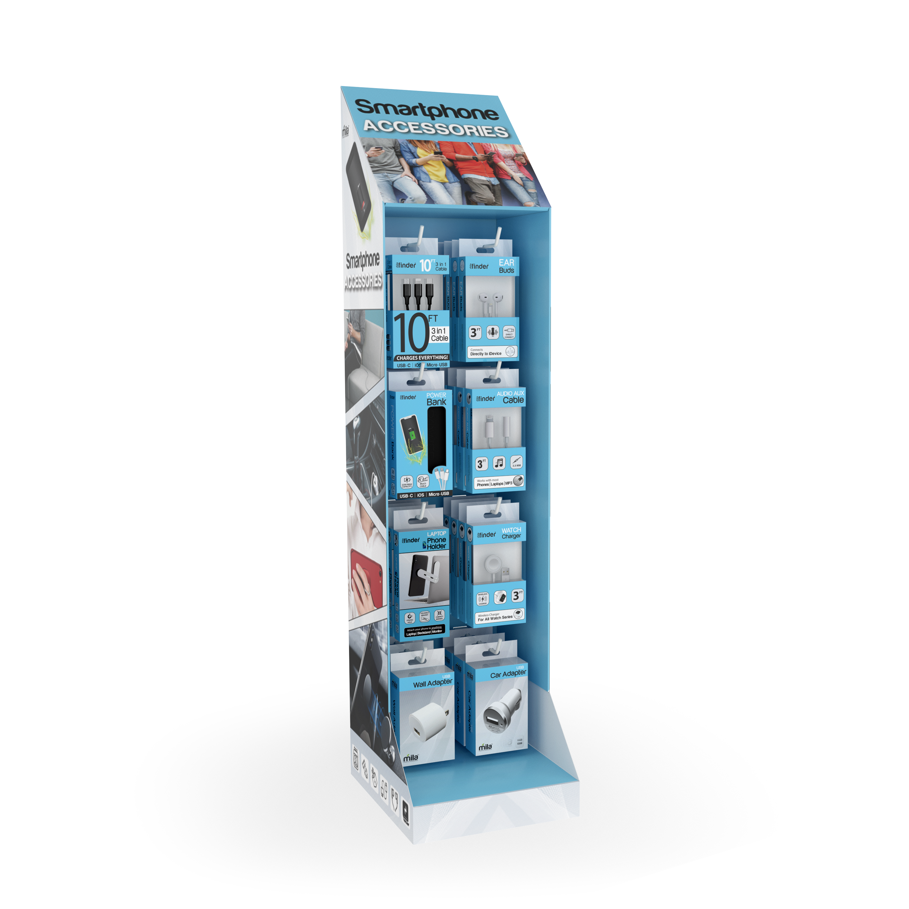 Mila Wholesale - Wholesale Retailer Display - Accessories - Gadget Countertop Display Bundle0