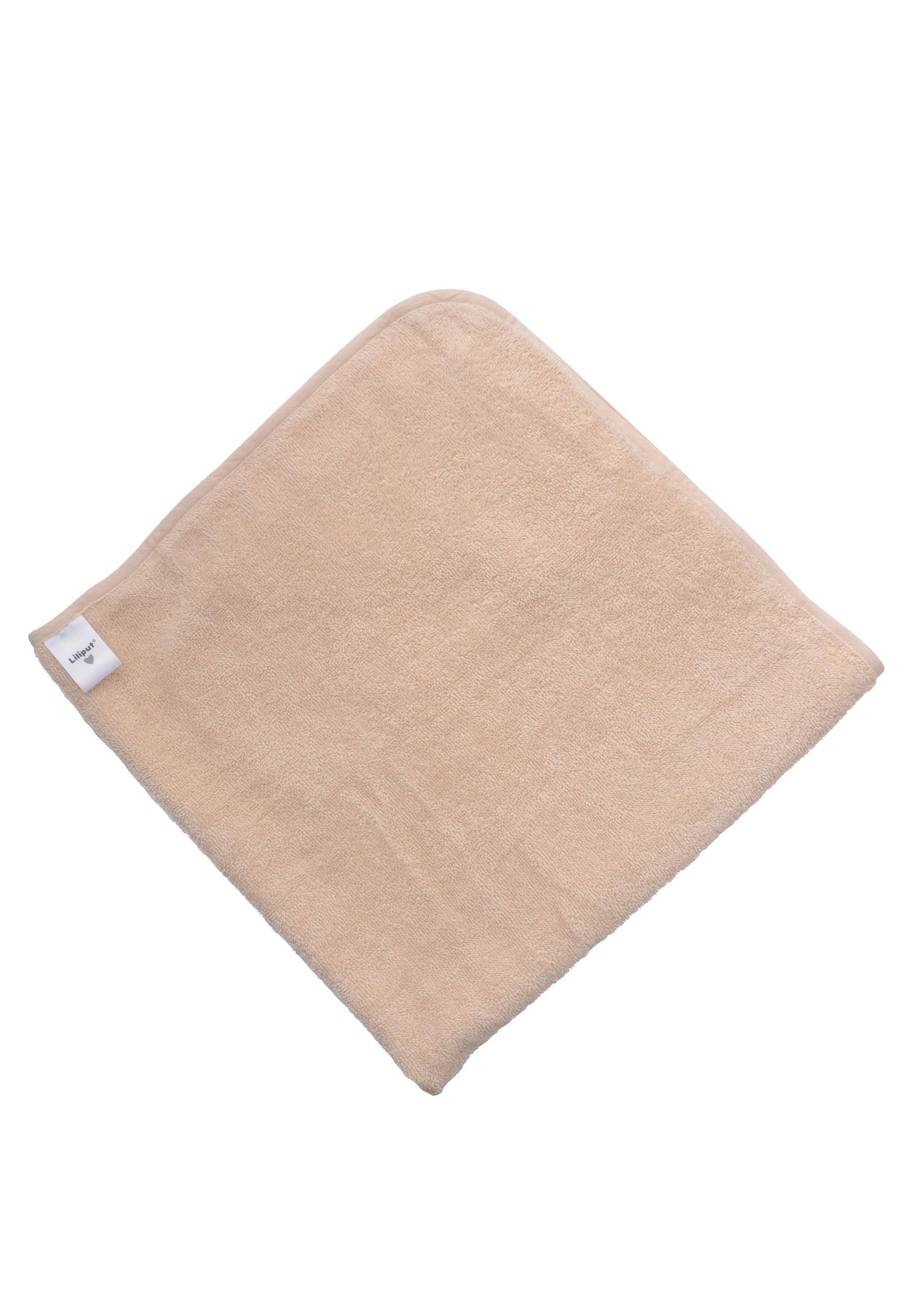 Liliput - Wholesale Hooded Towel - Kids & Baby - Hooded bath towel in beige with croissant embroidery1