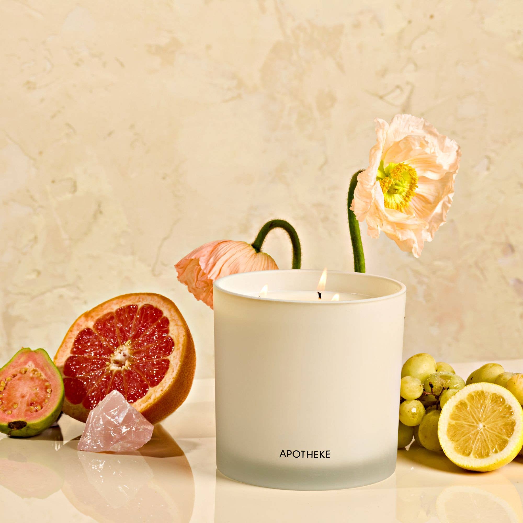 Apotheke - Wholesale Jar/Filled Candle - Sea Salt Grapefruit 3-Wick Candle1