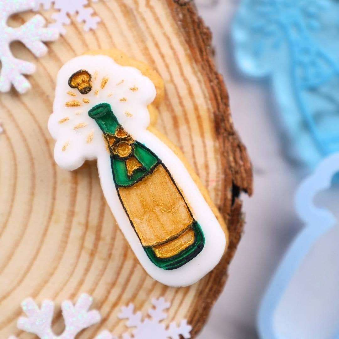 Sweet-Stamp - Wholesale Craft tool - Christmas OUTboss Mini STAMP N CUT - Champagne Bottle1