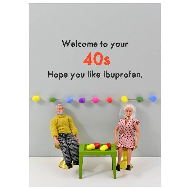 Bold & Bright – wholesale Birthday card – Birthday Ages | 40 | Cards for Him and Her0