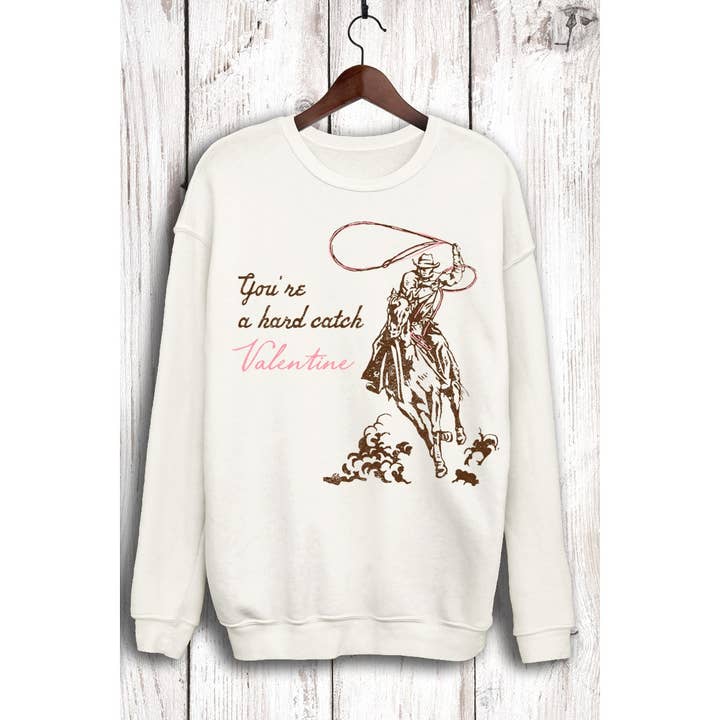 YOU RE HAND CATCH VALENTINE MINERAL SWEATSHIRTS for wholesale by HRTandLUV