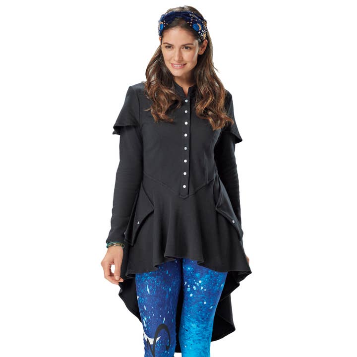 Black Rebecca Tunic #2 for wholesale on Faire2