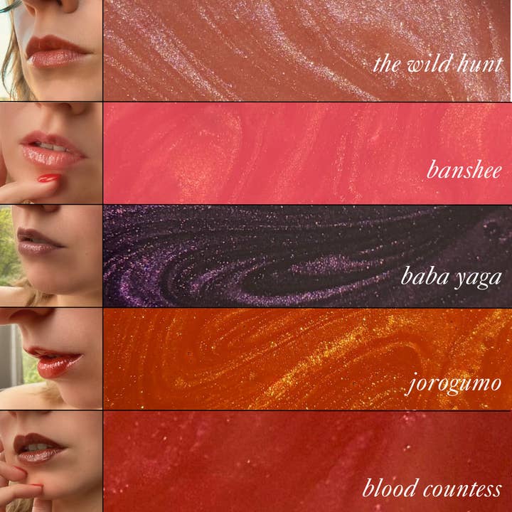 The Poison Path - Wholesale Lip Stain/Dye/Tint - Witchy Lip Oils | Highly Pigmented + Nourishing + Hydrating5