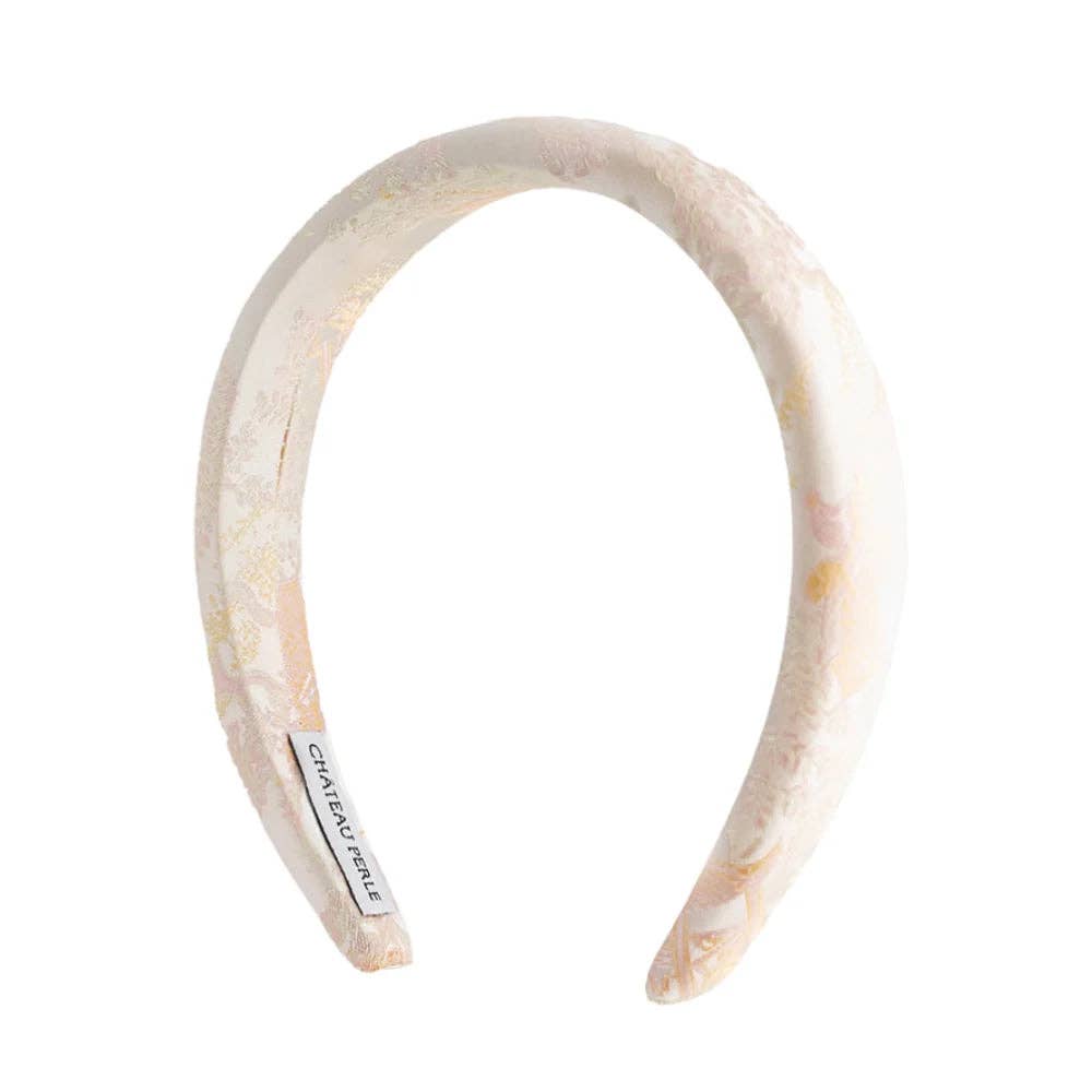 Chateau Perle - Wholesale Fashion Headband - Women's - Orchid Blush Silk Headband7