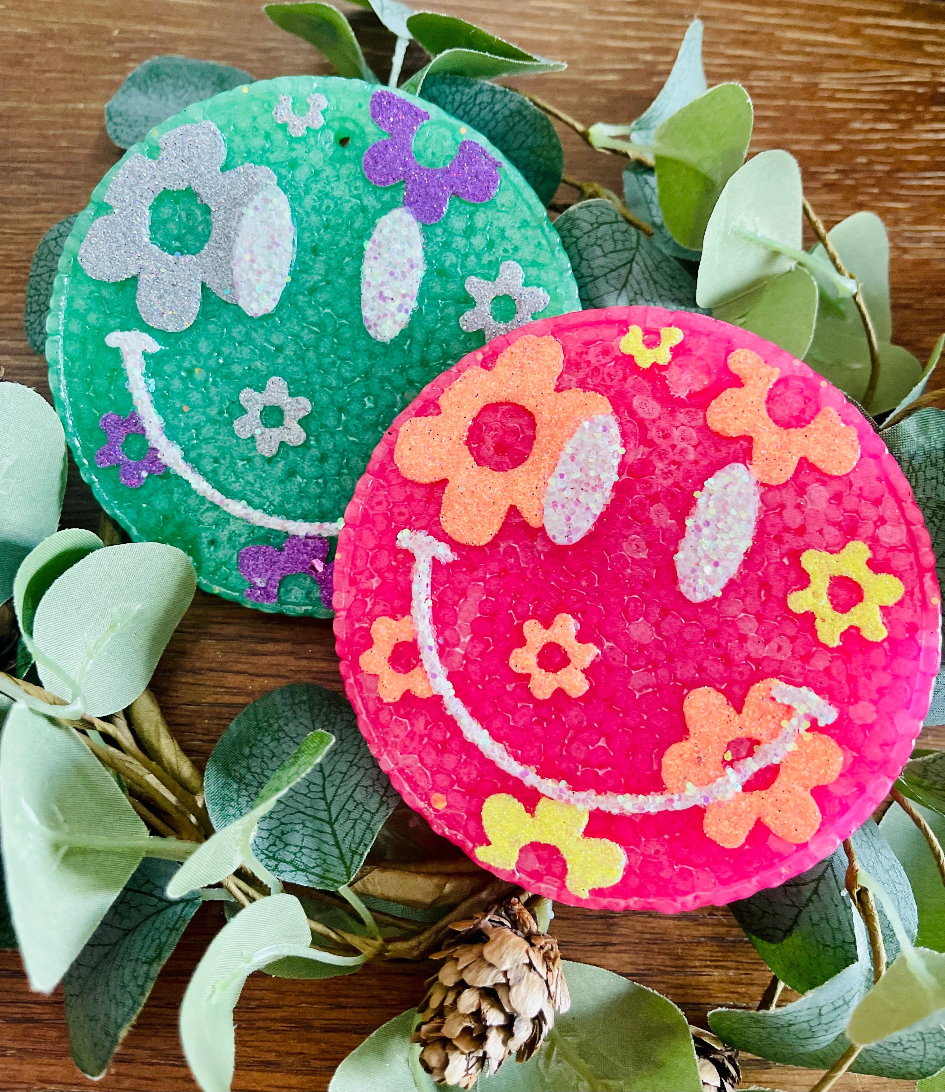 Stay Fresh’ies Air Fresheners - Wholesale Car Freshener - Women's - Flower Happy Face Car Freshie 4
