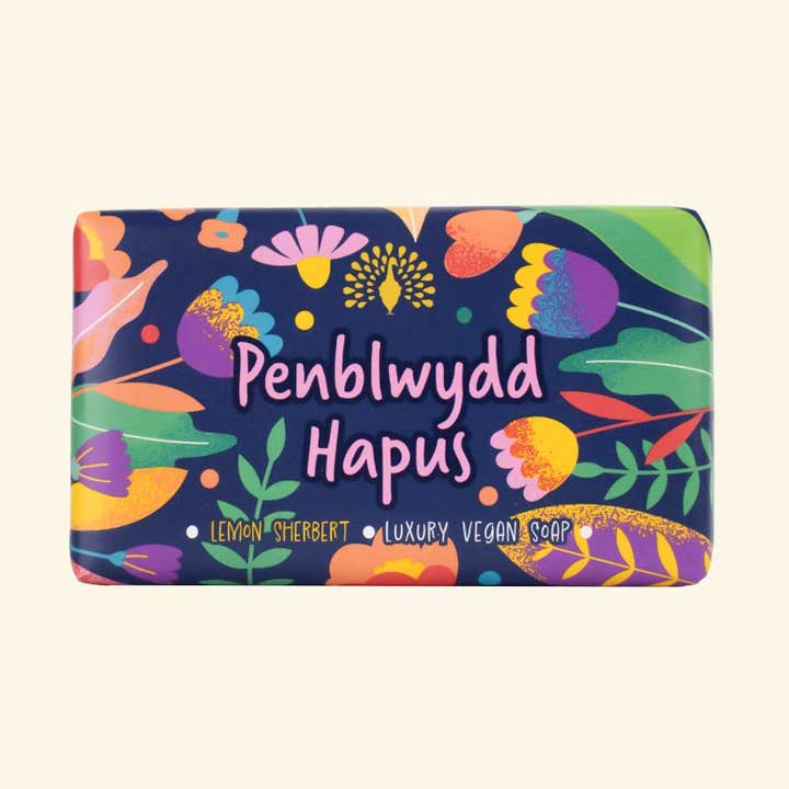 Welsh Penblwydd Hapus Soap for wholesale by The English Soap Company