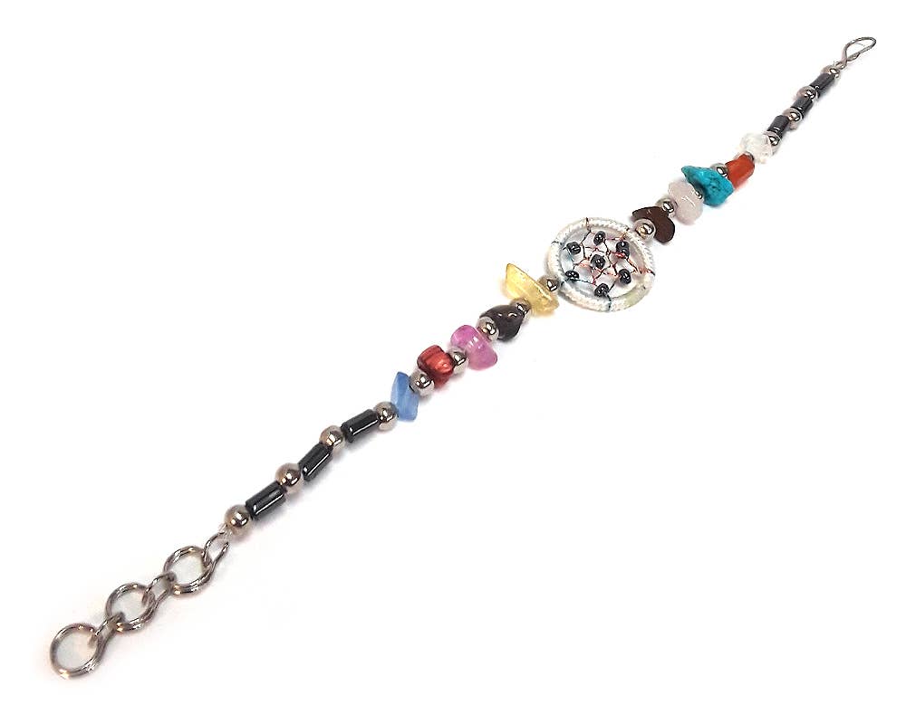 Pichincha - Wholesale Beaded Bracelet - Dream Catcher Chip Stone Metal Beaded Shakira Bracelet2